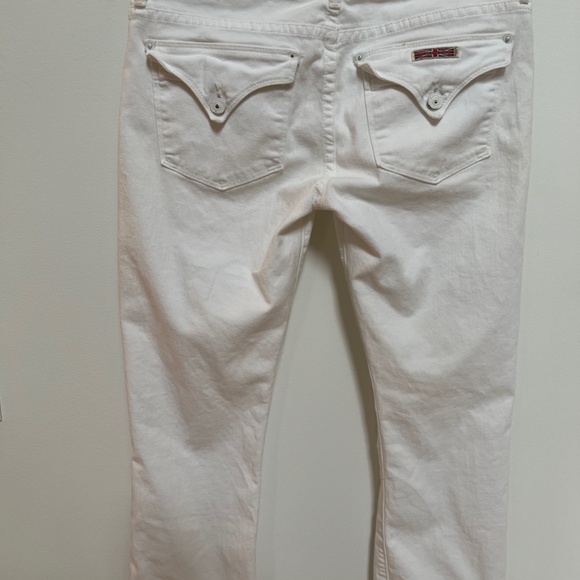 Hudson Cropped White Jeans Size 29 - Picture 5 of 10